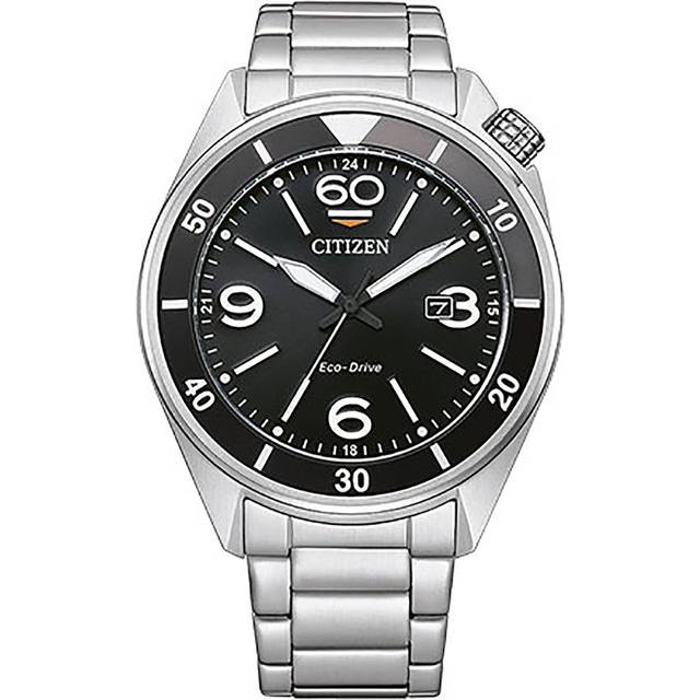 Citizen Mens Eco Drive Black Dial Watch AW1710-80E