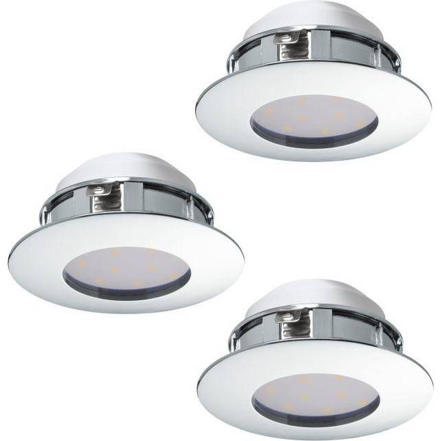 95822 - LED recessed ceiling spotlight set 3x D:78 chrome STARR 95822