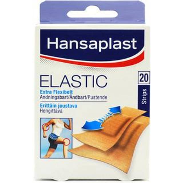 Hansaplast Elastic Plåster 20 st - Multi