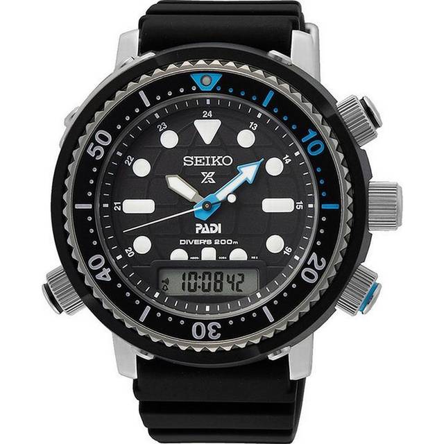 Seiko Prospex PADI Arnie Hybrid Diver's 40th Anniversary Black Watch SNJ035P1