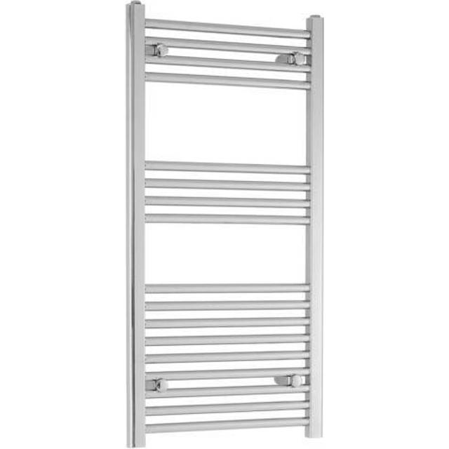 Wall-Mounted Heated Towel Rail - Chrome (180cm H x 60cm W x 7.5cm D)
