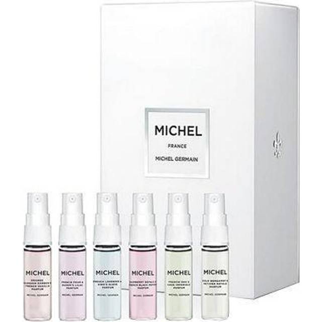 Michel Collection Discovery Set by Michel Germain for Women - 6 x 4 ml Orange Blossom Garden and French Vanilla, French Lavender and Kings Glove, Fren