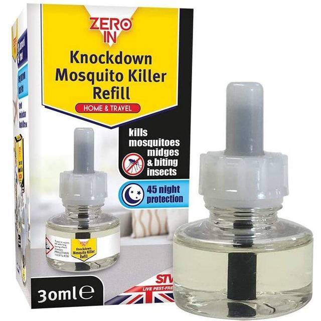Zero In Mosquito Killer Refill, Transparent (Refill for ZER740 Knockdown Mosquito Killer)