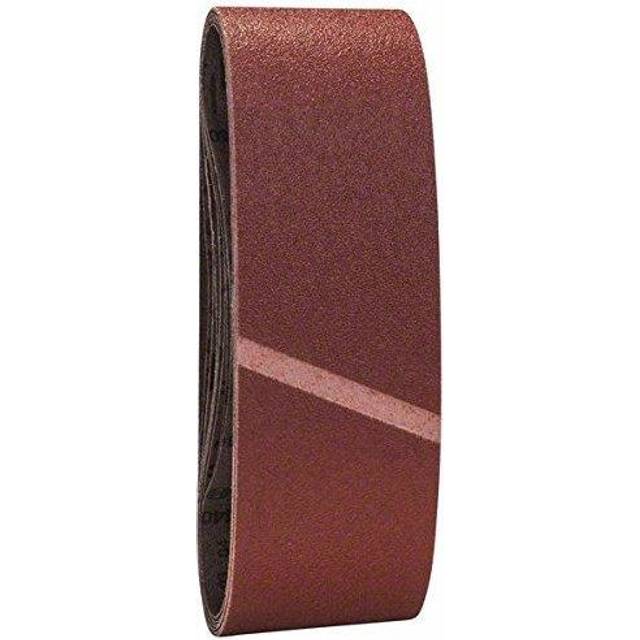 Bosch 9 st. Blandad Slipbandssats (för Trä, Kornstorlek 60/80/100, 75 x 533 mm, Tillbehör för Bandslipar)