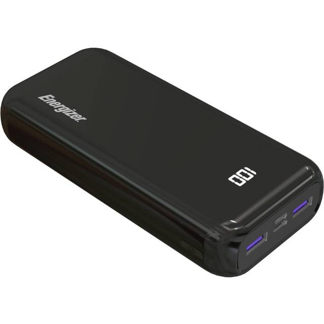 Energizer Ultimate 20,000mAh Power Bank Fast Charger 3 USB Output PD 3.0