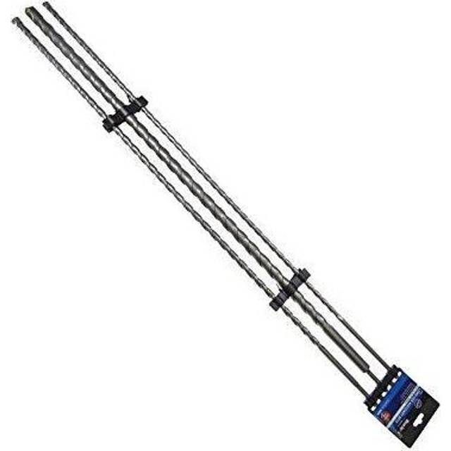 BlueSpot 3pc 1000m sds Plus Masonry Drill Bits Set Brick Concrete 12 16 & 24mm
