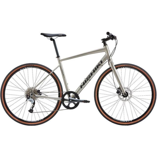 Nishiki Comp Nine Herre 18in 9g Shimano Acera hydr. disc 9g Shimano Acera hydr. disc mat sølv