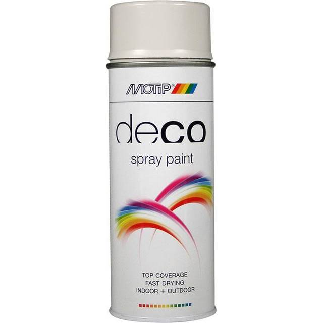 MOTIP 1693 Deco Spray Paint High Gloss RAL 7035 Light Grey 400ml