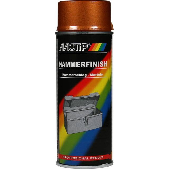 Motip Hammarlack - Guld 400 ml - Rostskyddsfärg / Metallfärg