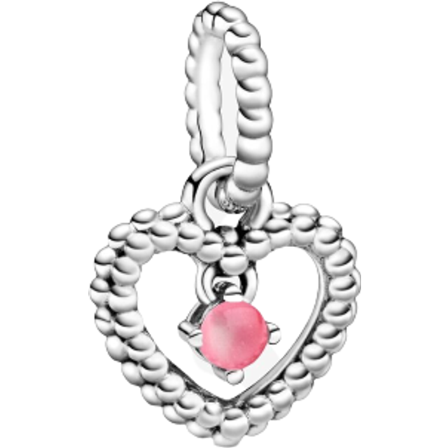Pandora Moments Silver Heart Dangle Charm
