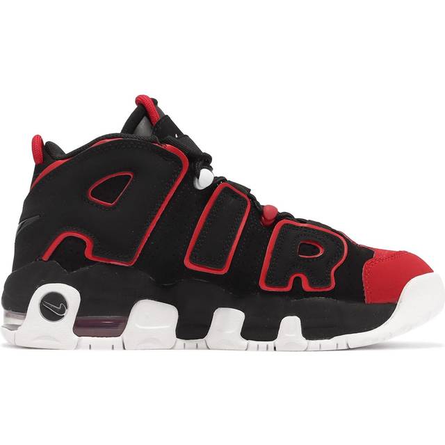 (GS) Nike Air More Uptempo 'Red Toe' FB1344-001 - BLACKRED - 4Y