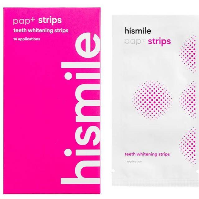 Hismile - PAP+ Whitening Strips 14 st - Vit