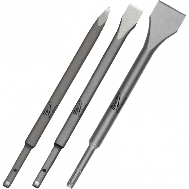 Milwaukee 3 Piece SDS+ Chisel Set 4932430001