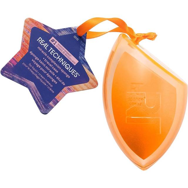 Techniques Limited Edition Miracle Complexion Sponge & Case Ornament, For A Natural Streak Free Foundation Finish, Travel Sized, Stocking filler,