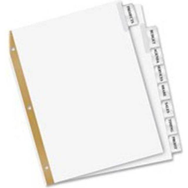 Avery AVE11122 Insertable Dividers,11 in. x 8.5 in.,5-Tab,36-ST,CL - WE Paper