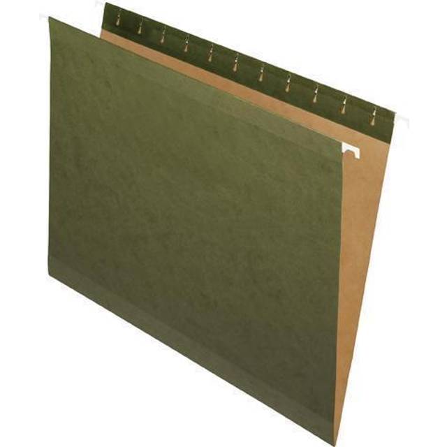 Pendaflex 415215 Hanging File Folders  No Tabs  letter  Green