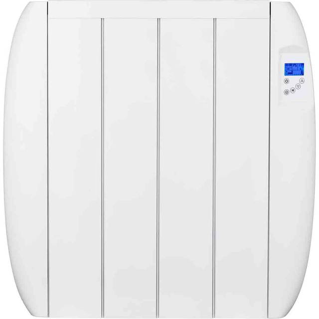 Mylek Aluminium Electric Panel Heater Radiator With 24/7 Timer 1Kw, White