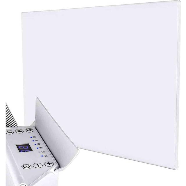 Mylek White Slimline Panel Heater 1500W - 11 x 67 x 47cm