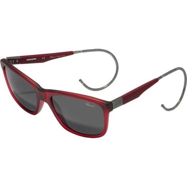 Chopard Polarized Grey Square Mens Sunglasses SCH156M L00P 57 - Red (OS)