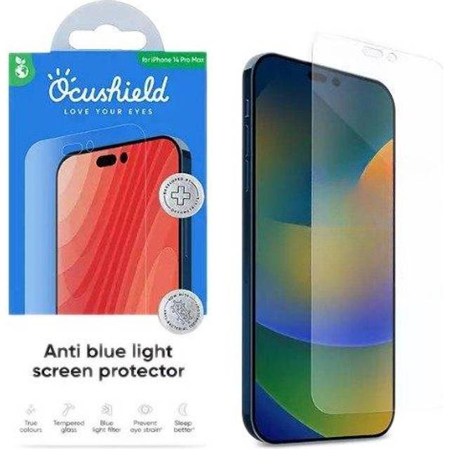Hypertec anti blue light screen protector iphone 14 pro max transparent mobile p