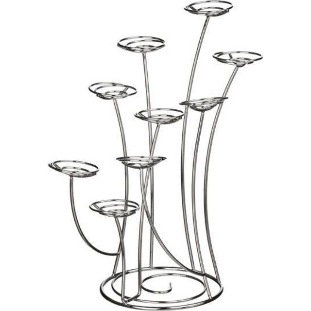 Premier Housewares - Chrome 9 Cup Cake Stand