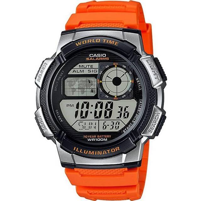 Casio Youth World Time Alarm World Map AE-1000W-4AV AE1000W-4AV Men's Watch
