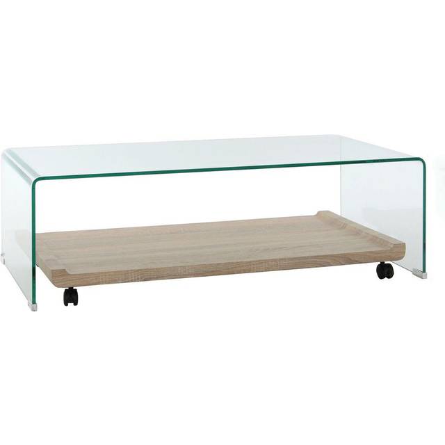 Soffbord Dkd Home Decor Glas Trä MDF (108 X 55 X 35 Cm)