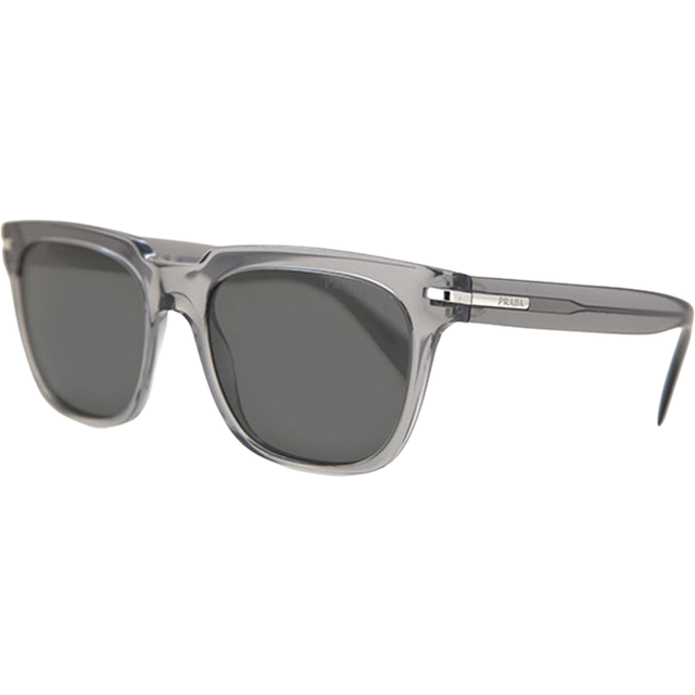 Prada Man PR 04YS  08U08G Sunglasses Acetate Grey Grey Pillow Polarized
