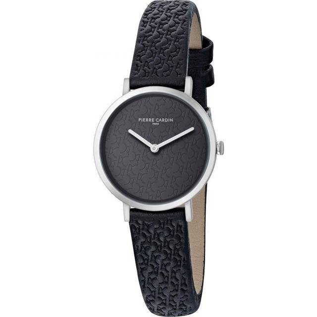 Pierre Cardin Belleville Pc Monogram WoMens Black Watch CBV.1502 Leather - One Size