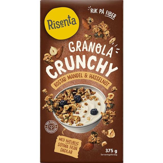 Risenta Granola Mandel & Hasselnöt 375 g