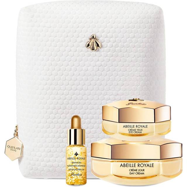 Guerlain Pleje Abeille Royale Anti-aldringspleje Gavesæt Day Cream Oil Eye Cream 50ml