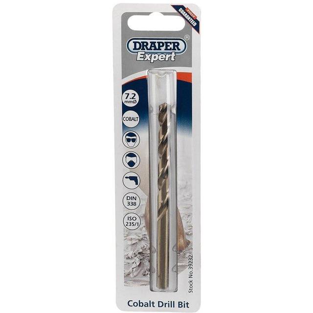 Draper Expert HSS Cobalt Drill Bit 7.2mm Pack of 1