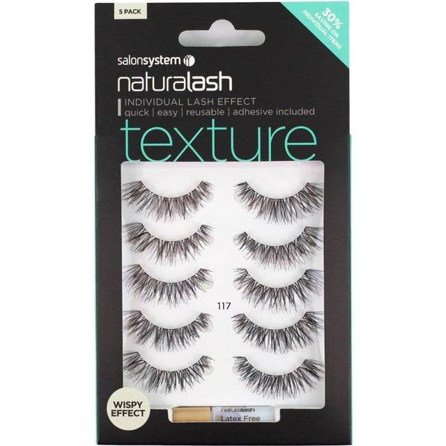 Salon System Naturalash Texture 117 Multipack (5 Pairs) False Eyelashes