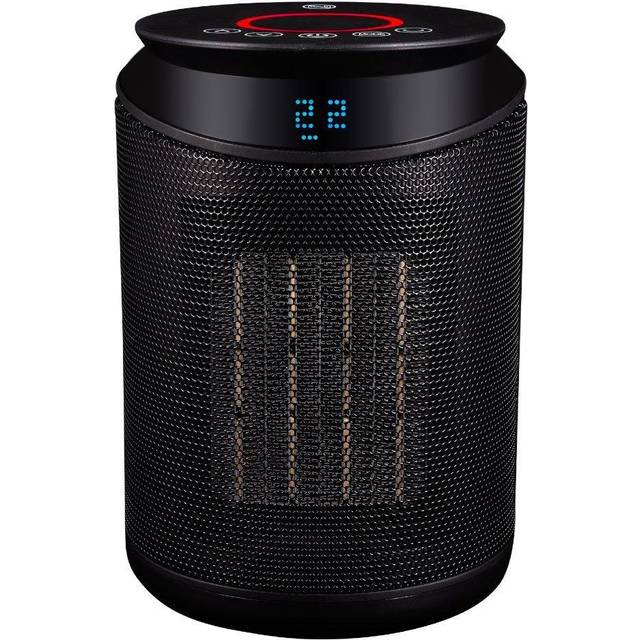 TCP Smart WiFi Portable Ceramic Heater & Cooling Fan Black 2000W