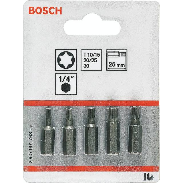 Bosch 5 Piece Extra Hard Torx Screwdriver Bit Set