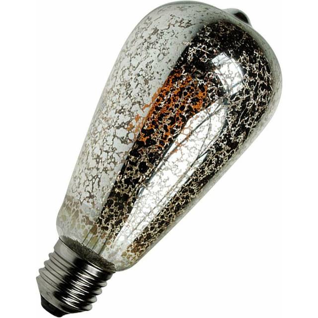 Prolite LED Crackle ST64 4W E27 Dimmable Funky Filaments Extra Warm White Crackle