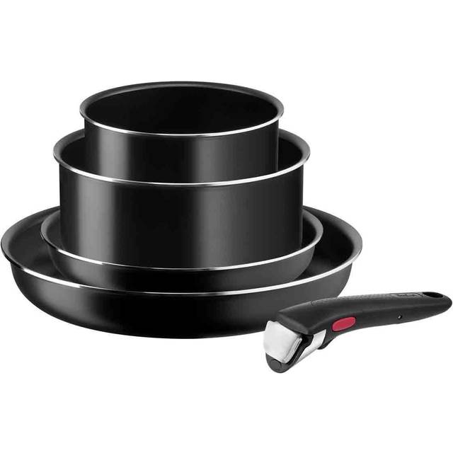 Tefal Ingenio Easy Cook & Clean Non-Stick Aluminium Start Set - Black