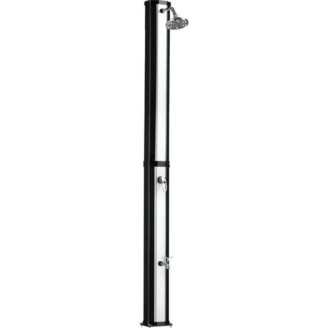 Tectake Solar Shower Ofanto 35L Silver, Silver