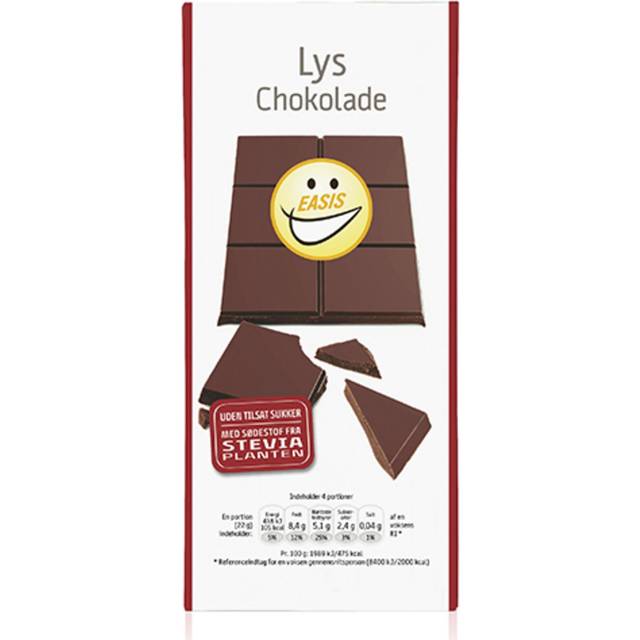 Easis Lys Chokoladeplade 85g