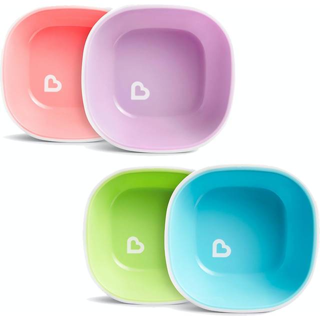 Munchkin Splash Bowls Set - Pink/Lilac