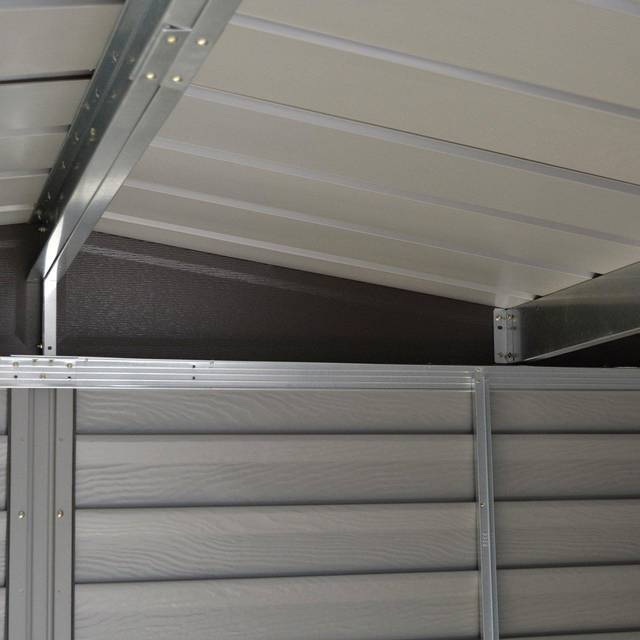 Rowlinson Woodvale Metal Apex Shed 10 x 8