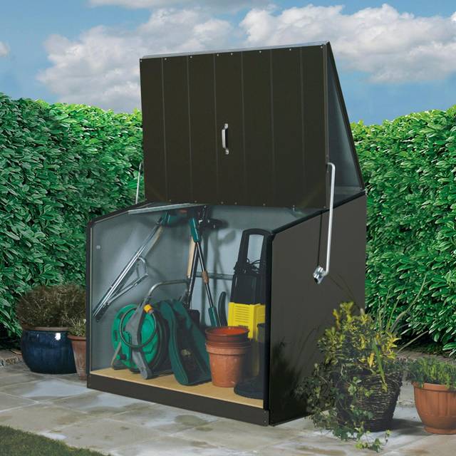 Trimetals Stowaway Garden Store - Anthracite, Grey
