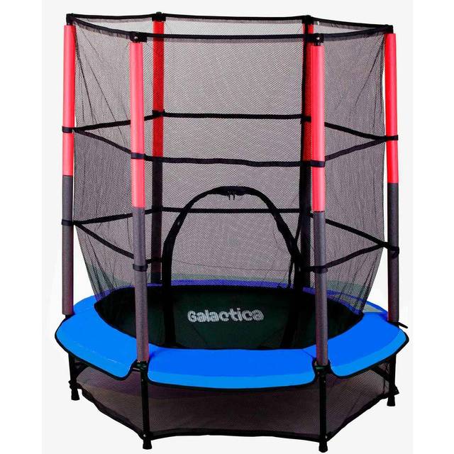 GALACTICA Children's Mini Trampoline With Safety Net - 4.5ft