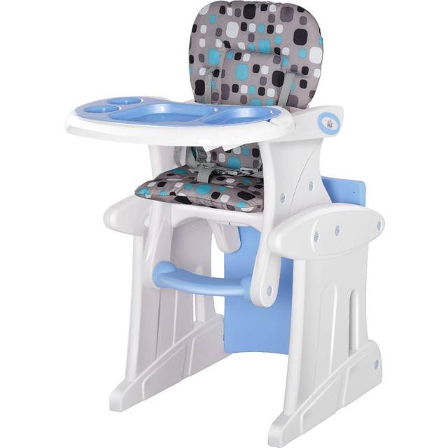 HOMCOM HDPE 3-in-1 Baby Booster High Chair Pink | TJ Hughes