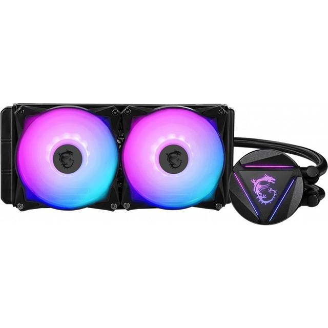 MSI MAG CORELIQUID 240R V2 240 mm Liquid CPU Cooler - RGB LED, Black