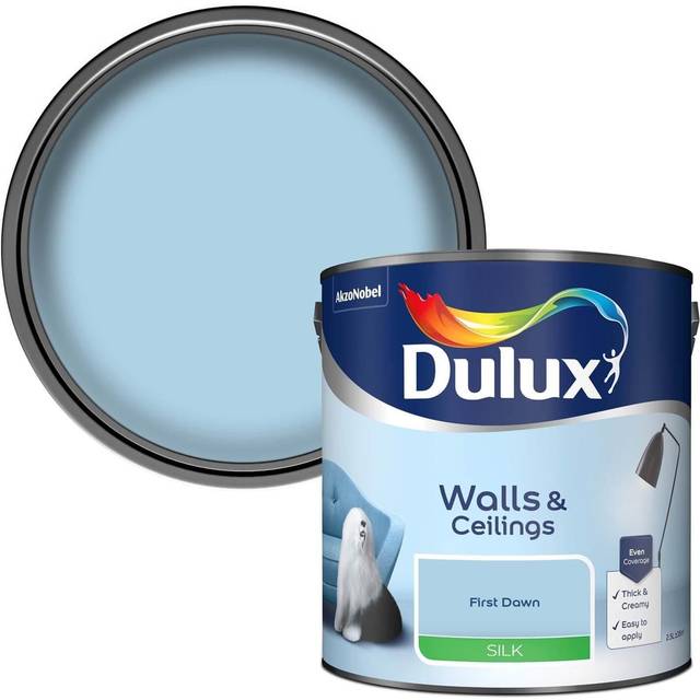 Dulux Silk Emulsion Paint, 2.5L, First Dawn