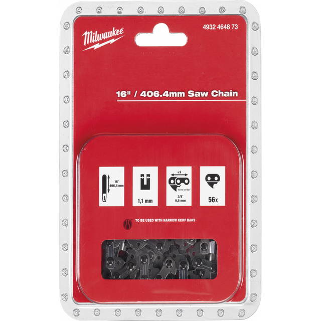 Milwaukee 4932464873 Replacement Saw Chain to fit M18FCHS Chainsaw