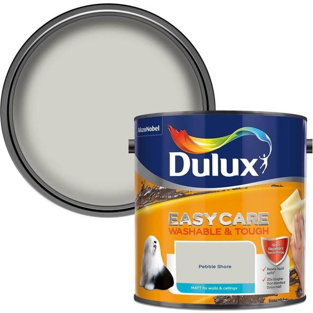 Dulux Easycare Washable & Tough Matt Emulsion Paint - Pebble Shore - 2.5L
