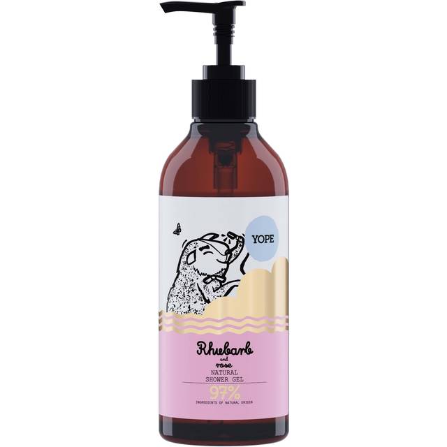 YOPE Shower Gel Rhubarb and Rose 400 ml