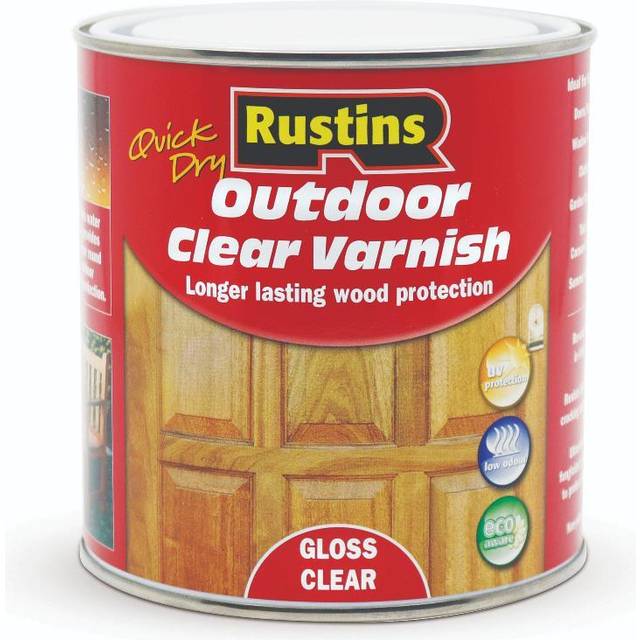 Rustins EAVG1000 Exterior Varnish Clear Gloss 1 Litre